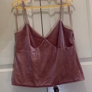 Velvet Pink Cami Top